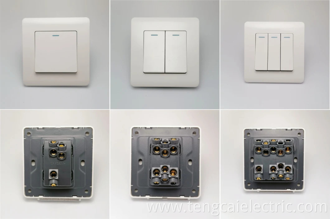 New Electrical Wall Light Switch Socket 13A UK